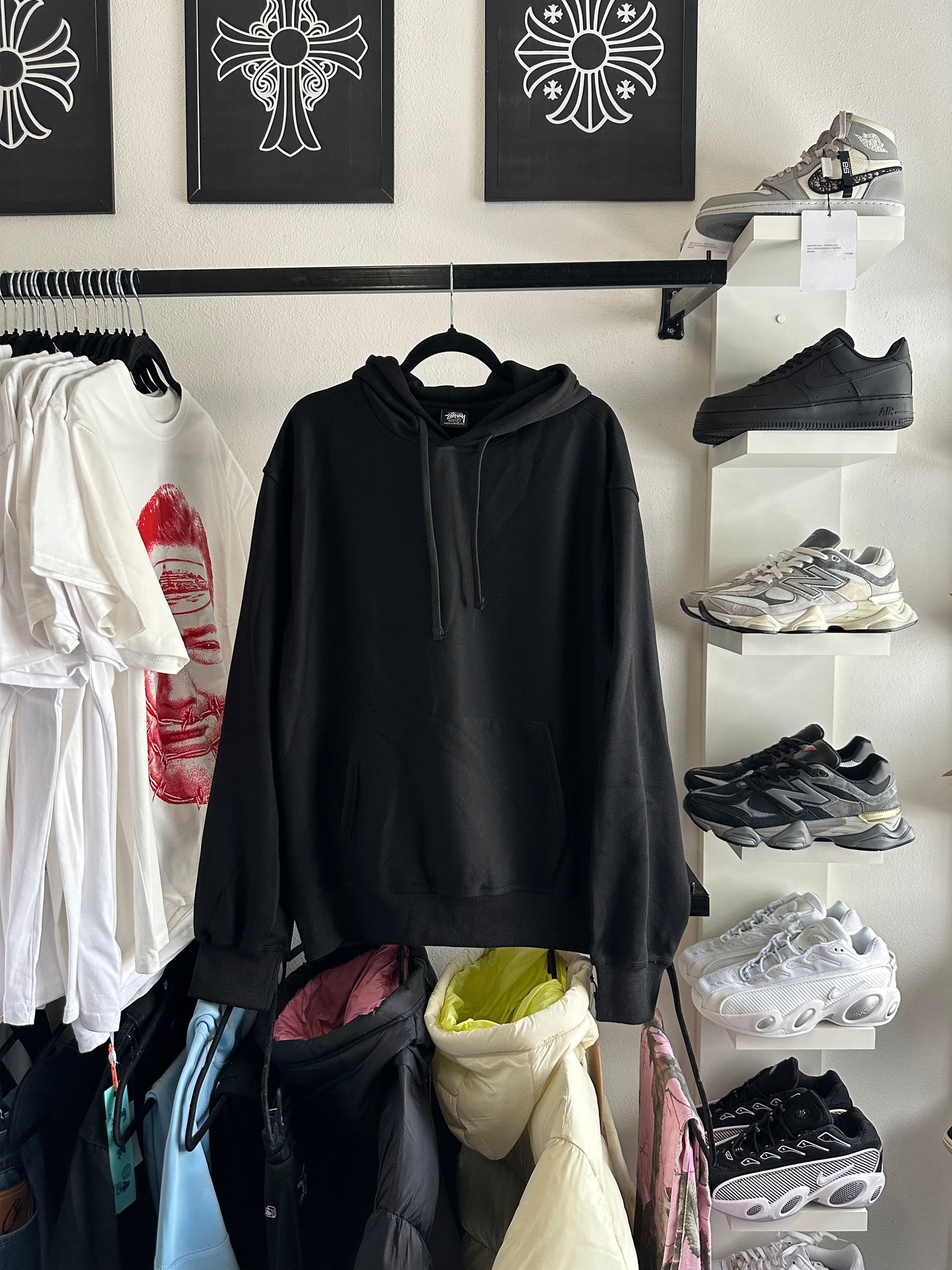 Moletom Stussy Black “Logo” (Pronta Entrega)