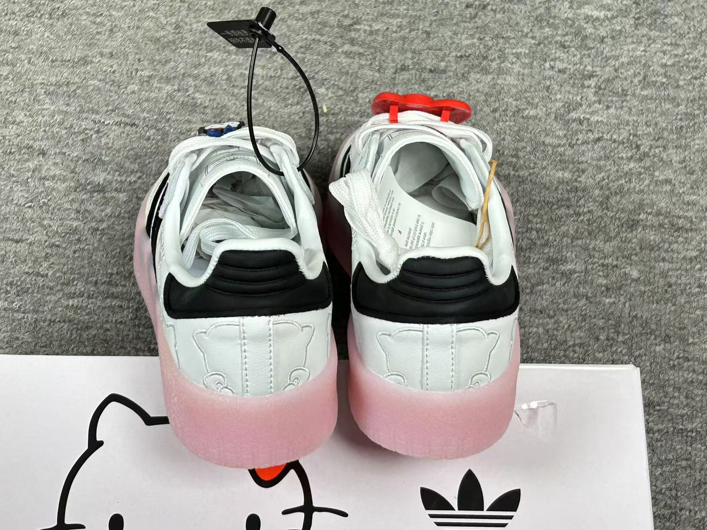 Adidas Sambae x Hello Kitty Cloud White Clear Pink Branco