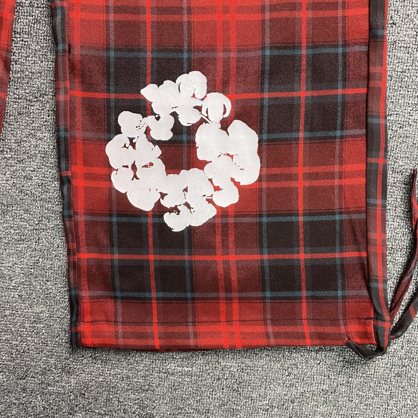 Calça Denim Tears Cotton Wreath Pajama ‘Red’