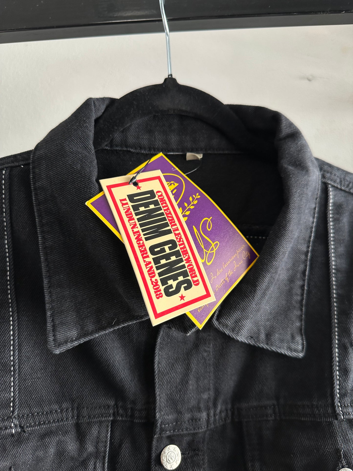 Conjunto Corteiz Denim Black “C-Star” (Pronta Entrega)