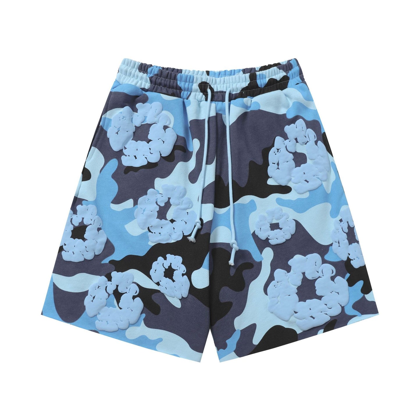 Shorts Moletom Denim Tears The Wreath ‘Blue Camo’