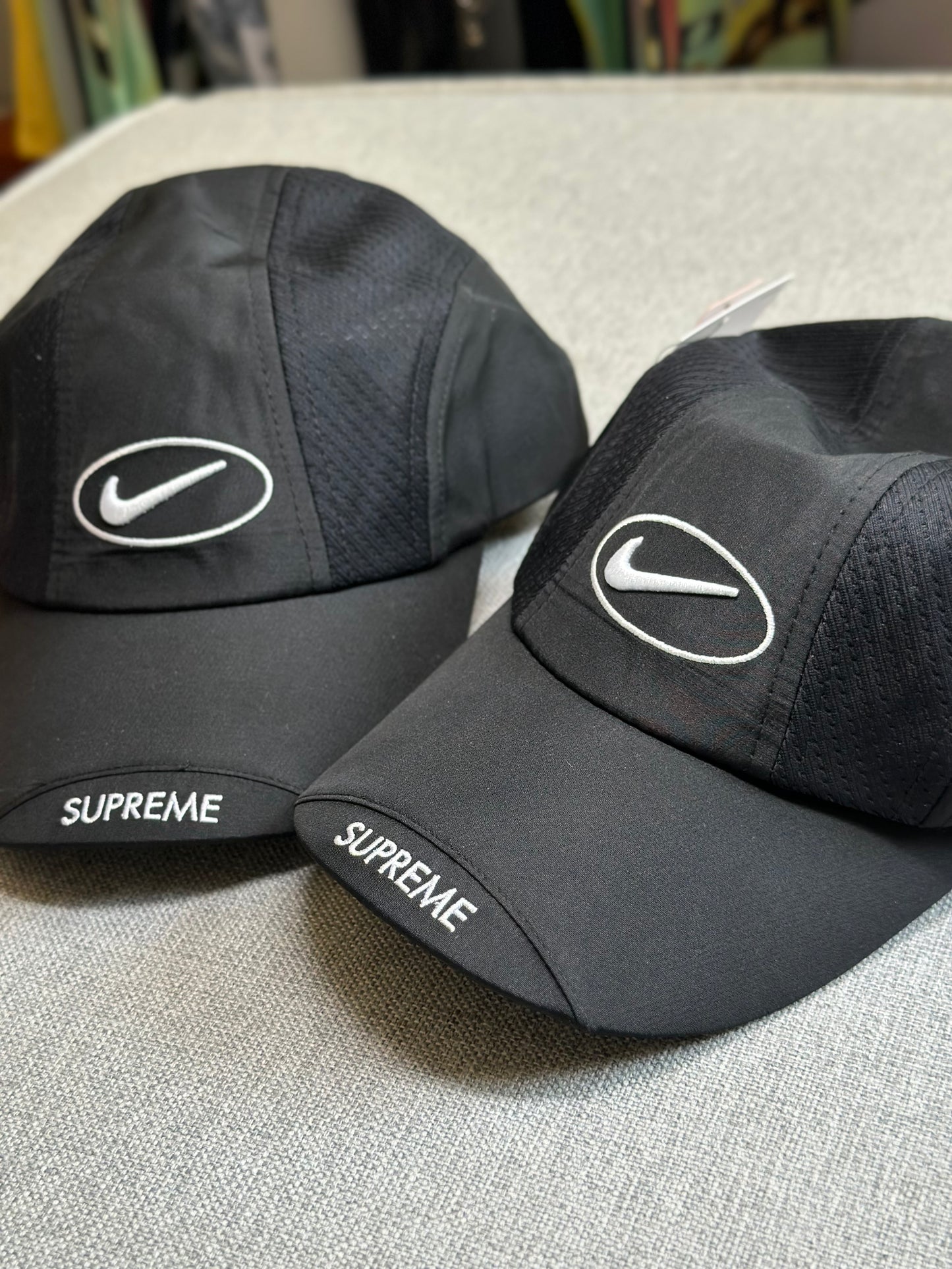 Boné Supreme x Nike Air Max ‘Black’ (Pronta Entrega)