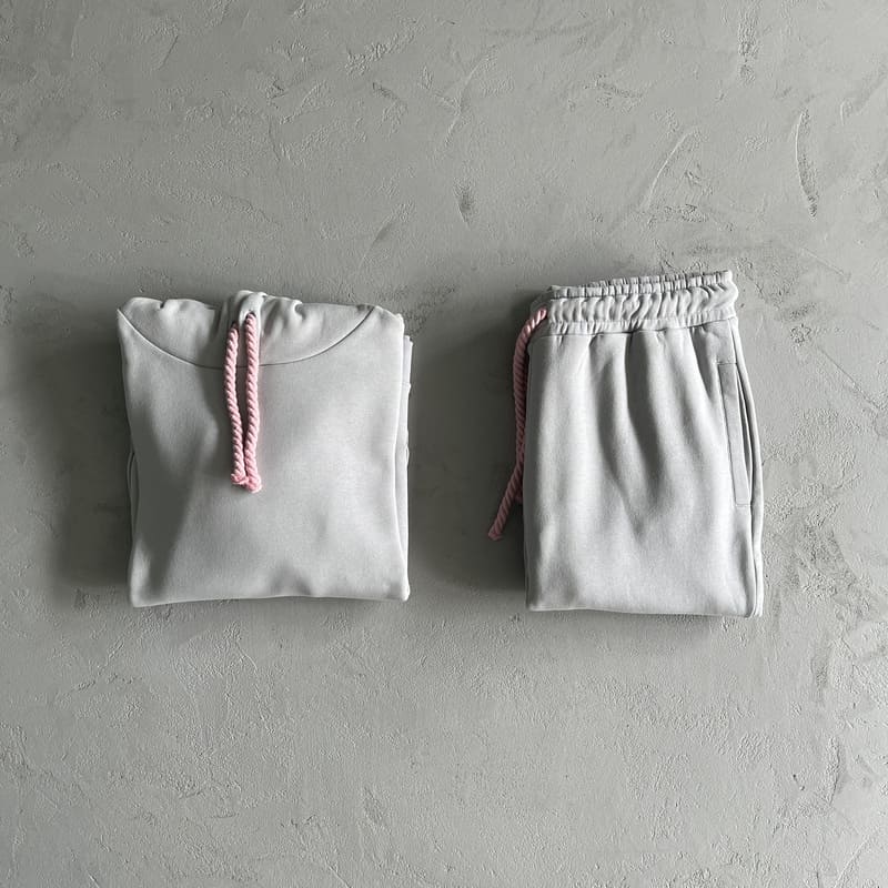 Conjunto Syna World Cinza/Rosa