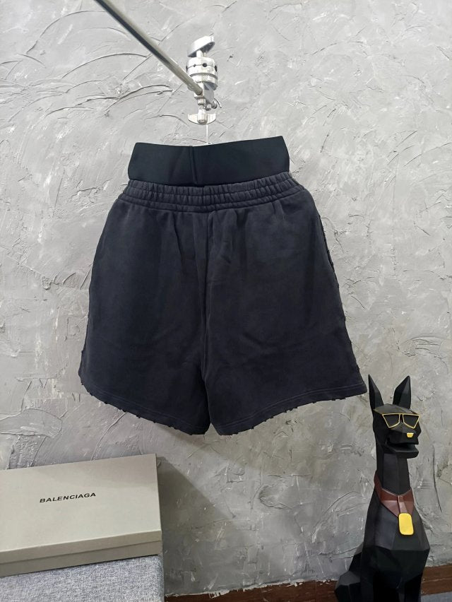 Shorts Balenciaga Double Waist ‘Black’