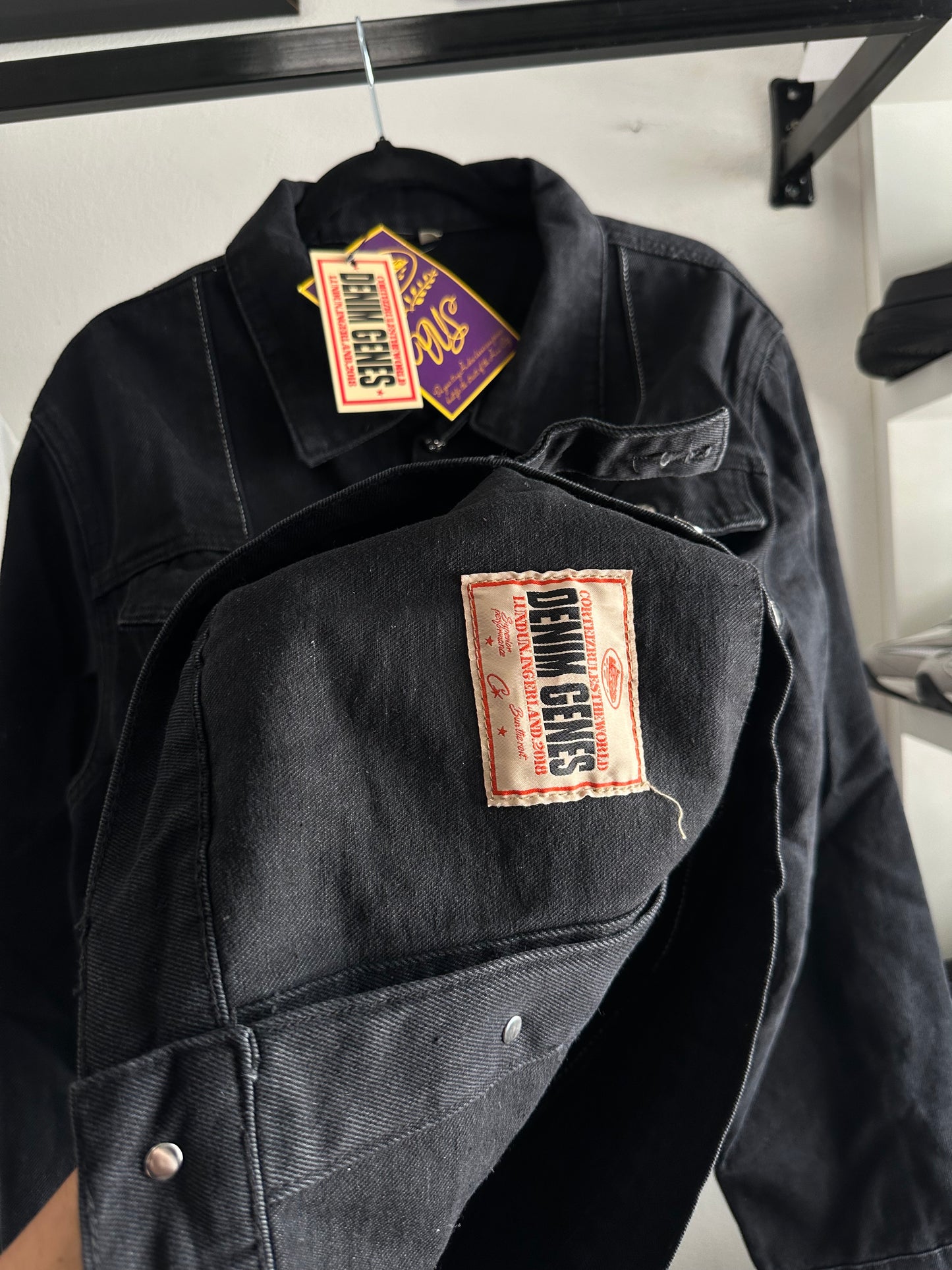 Conjunto Corteiz Denim Black “C-Star” (Pronta Entrega)