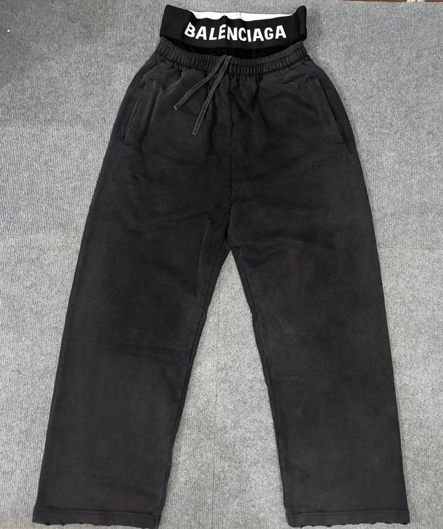Calça Box Balenciaga Double Waist ‘Black’