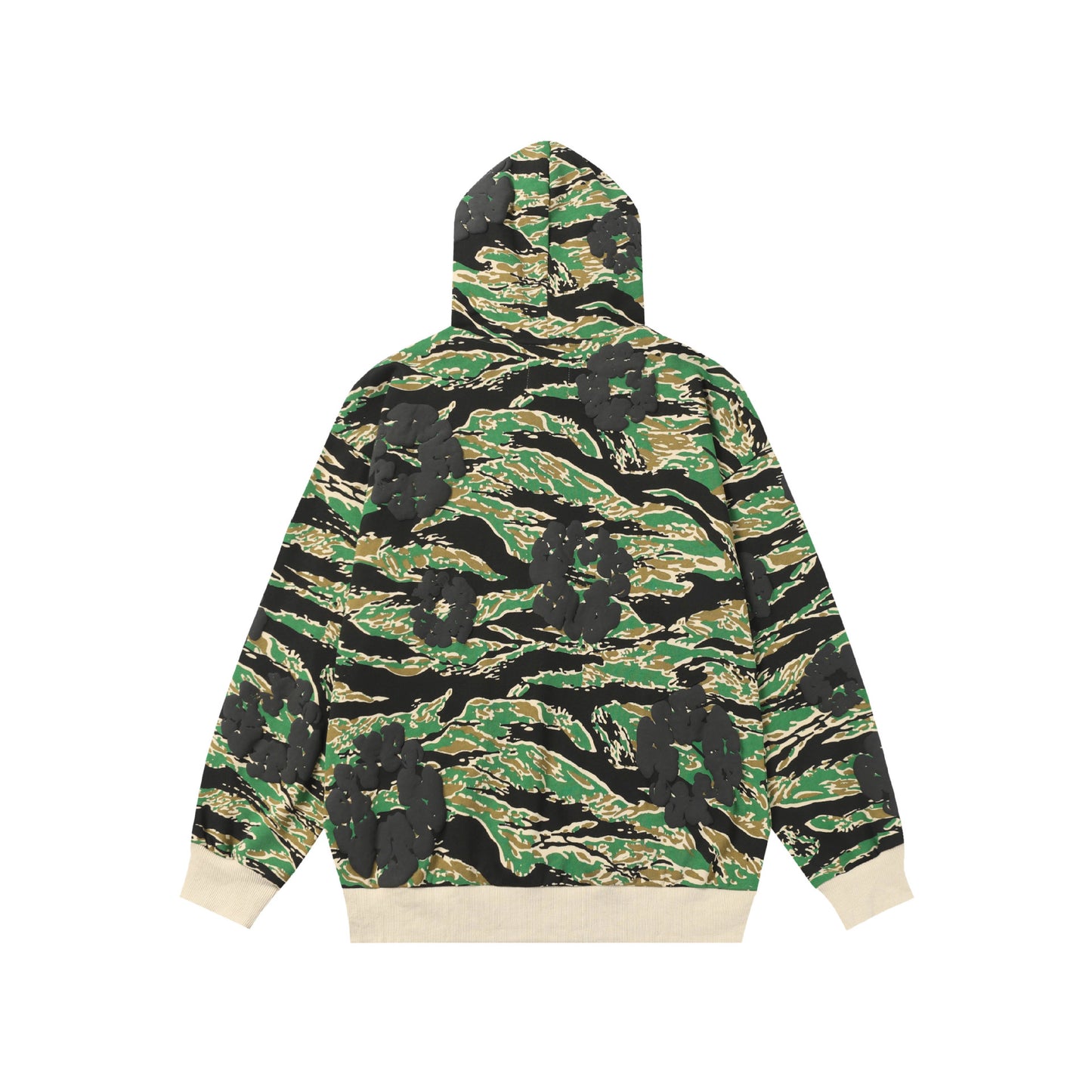 Moletom Denim Tears The Wreath Zip ‘Multicolor Camo’