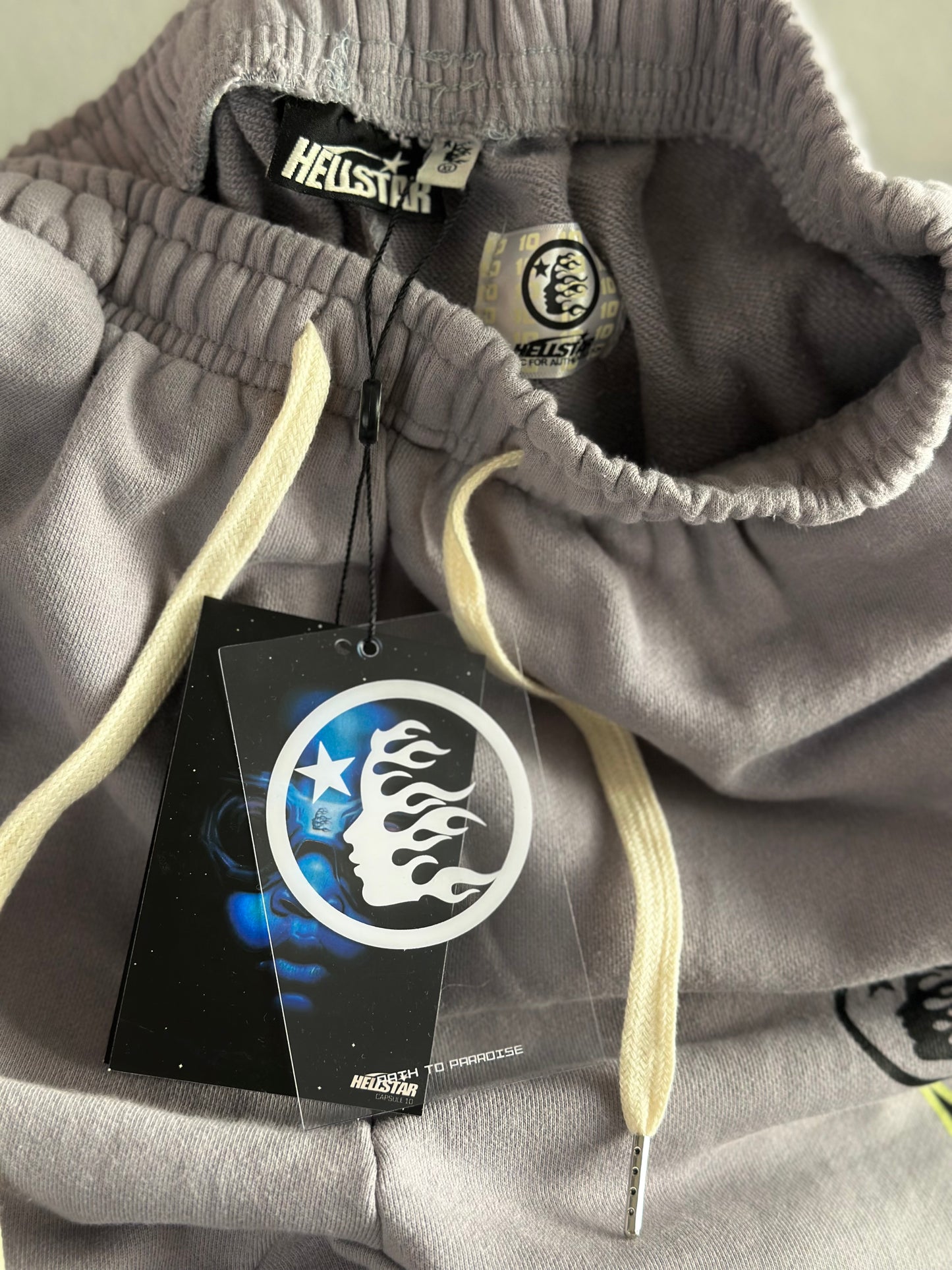 Calça Hellstar Future Flame Grey (Pronta Entrega)