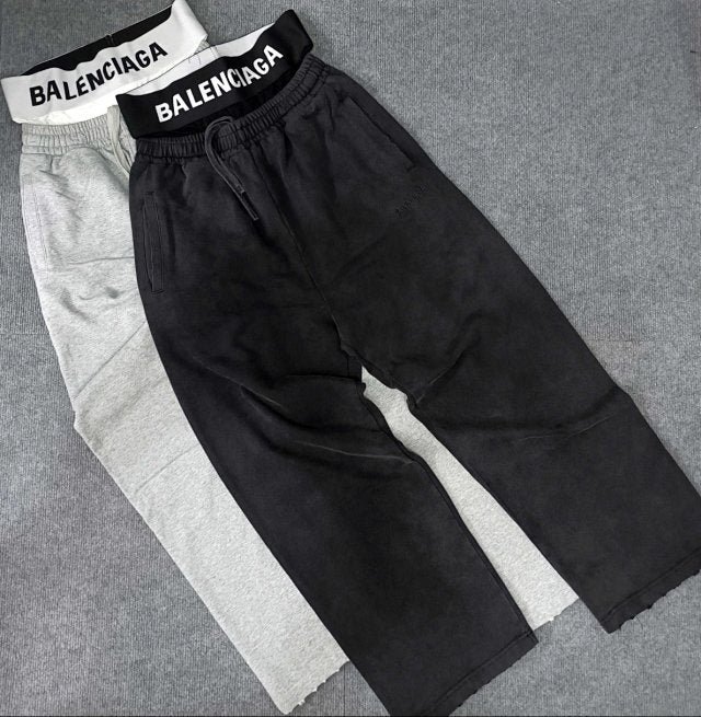 Calça Box Balenciaga Double Waist ‘Black’