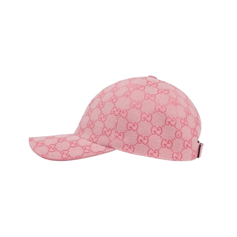 Boné Gucci Canvas GG Rosa