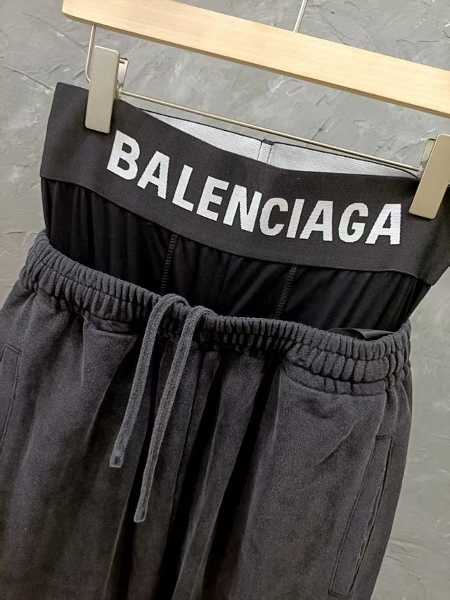 Calça Box Balenciaga Double Waist ‘Black’