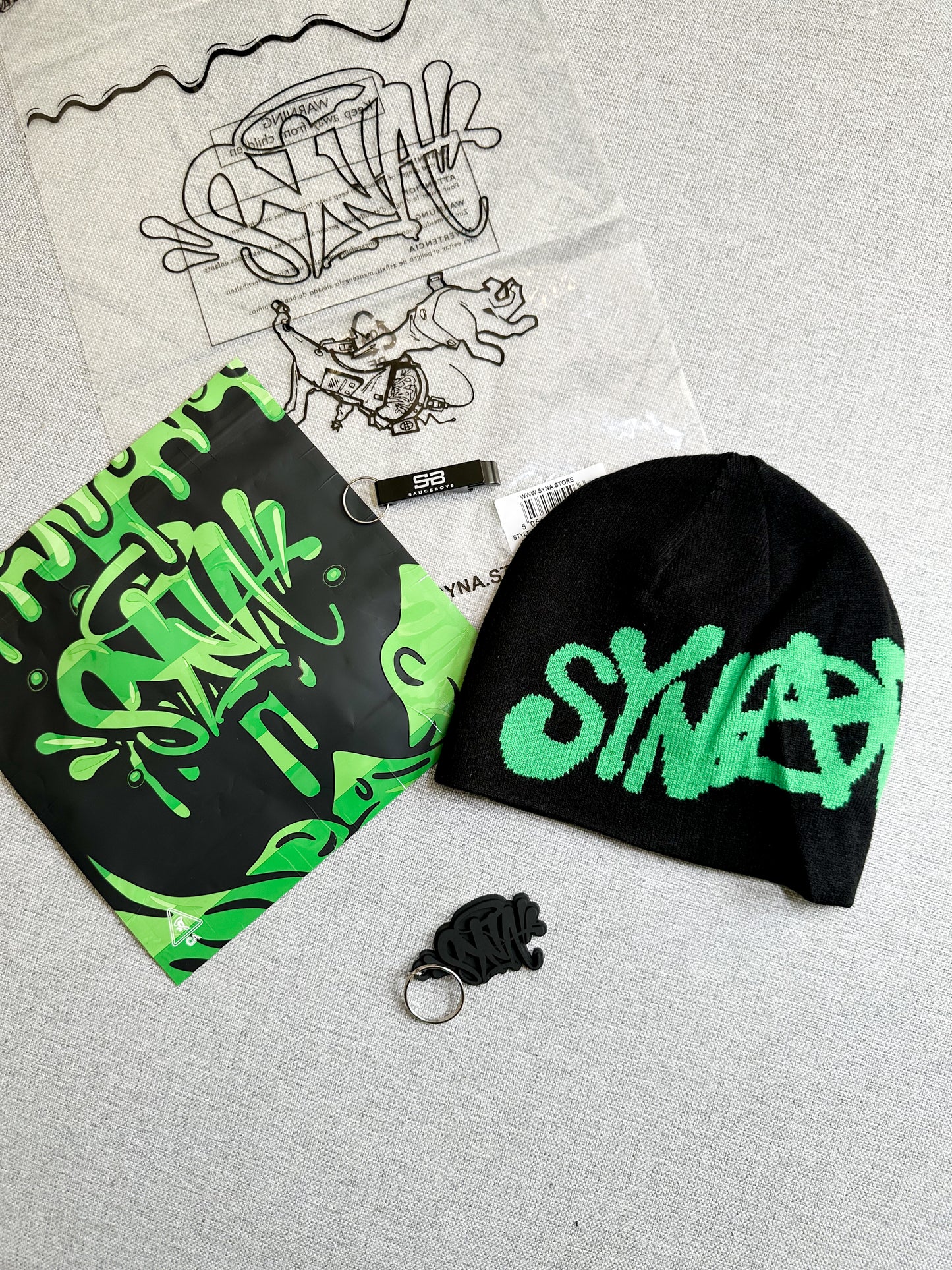 Touca Syna World Synarchy Reversible Green Black (Pronta Entrega)