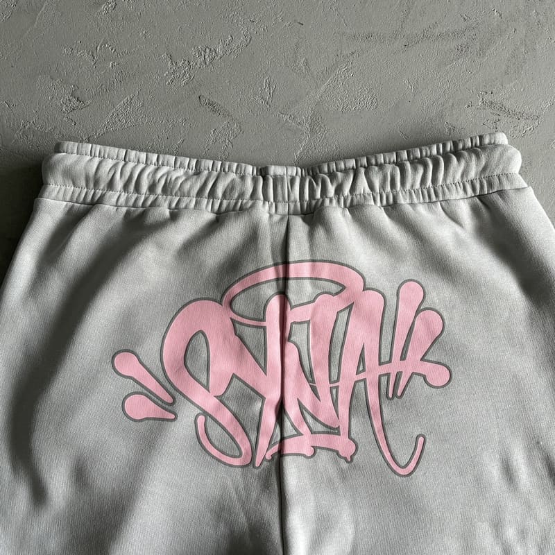 Conjunto Syna World Cinza/Rosa