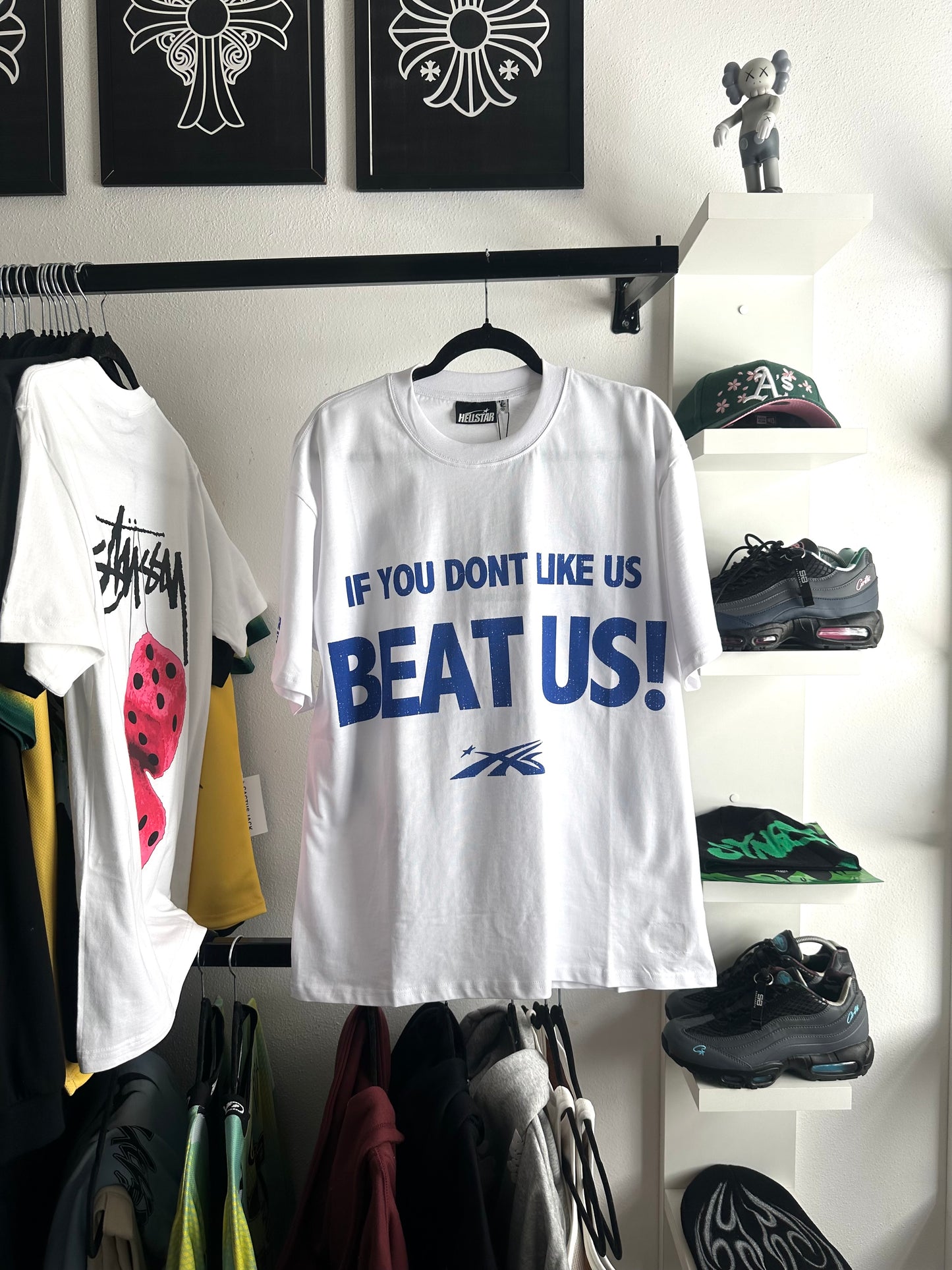 Camiseta Hellstar ‘If You Dont Like Us / Blue’ (Pronta Entrega)