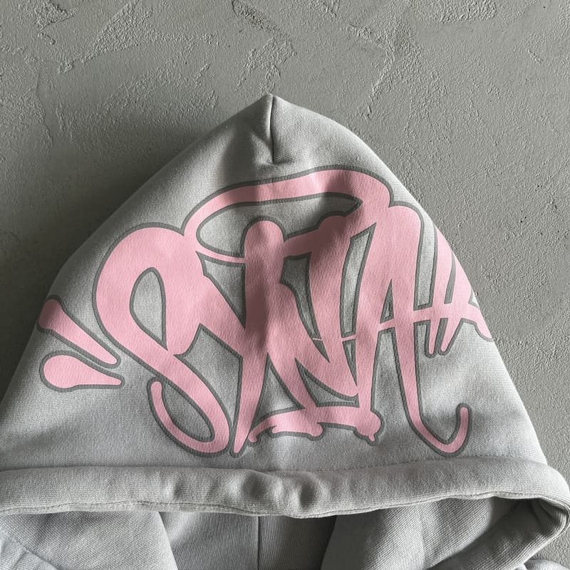 Conjunto Syna World Cinza/Rosa
