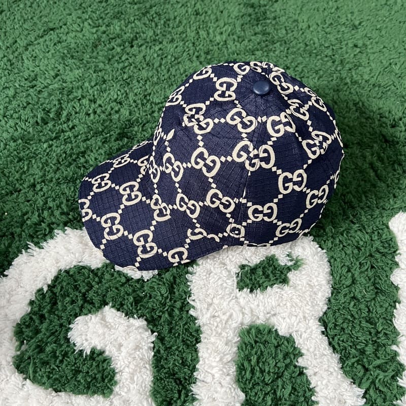 Boné Gucci Canvas GG Blue Marine