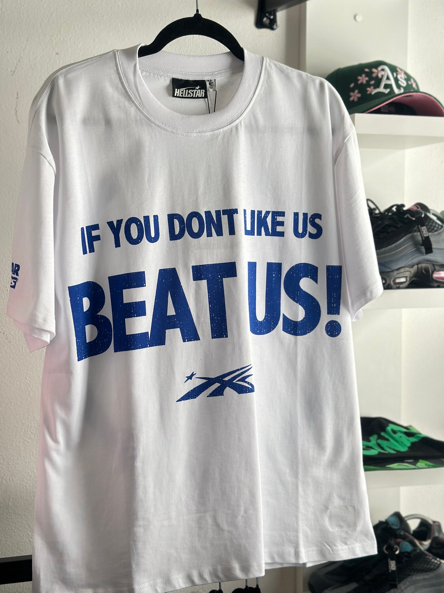 Camiseta Hellstar ‘If You Dont Like Us / Blue’ (Pronta Entrega)