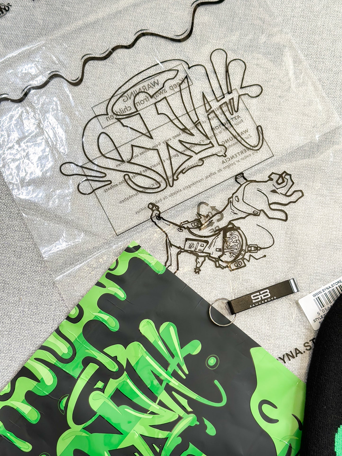 Touca Syna World Synarchy Reversible Green Black (Pronta Entrega)