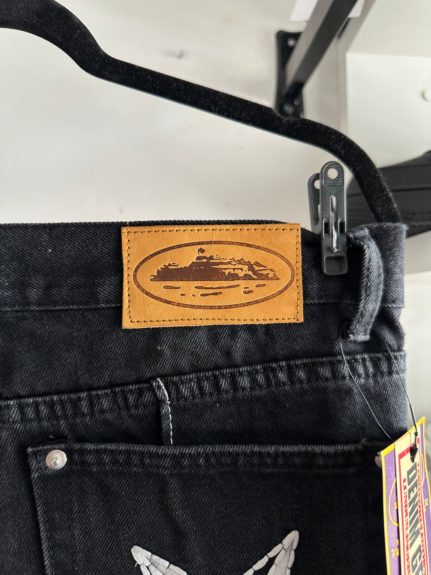 Conjunto Corteiz Denim Black “C-Star” (Pronta Entrega)