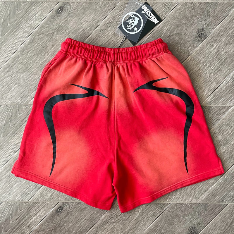 Shorts Moletom Hellstar Warm Up Red