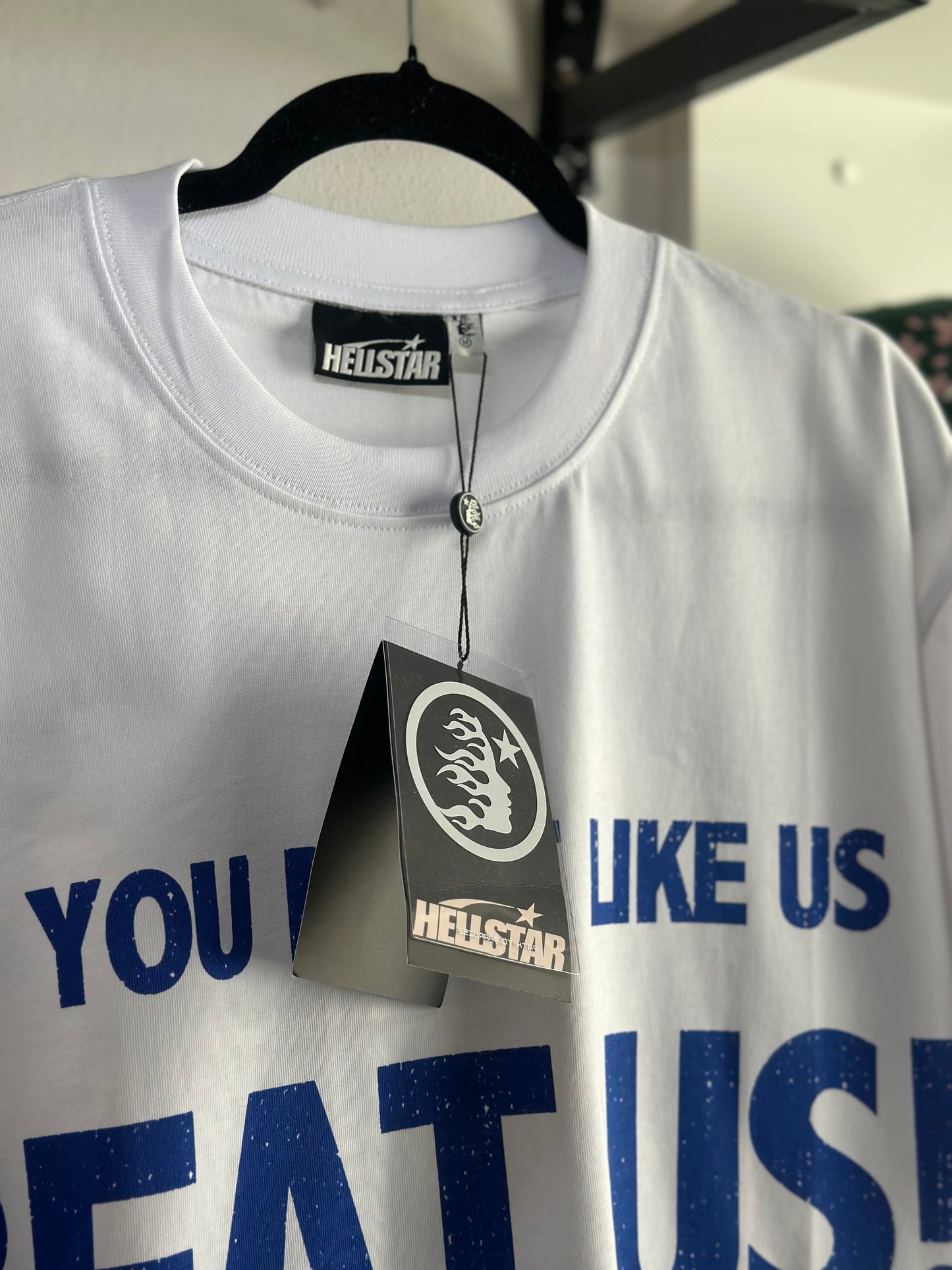 Camiseta Hellstar ‘If You Dont Like Us / Blue’ (Pronta Entrega)