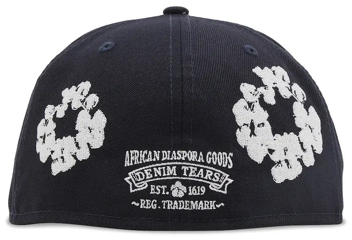 Boné Denim Tears x New Era Cotton Wreath 59/50 “Navy”