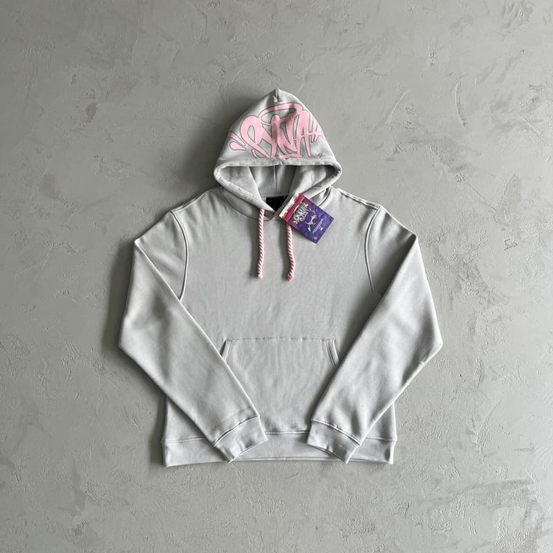 Conjunto Syna World Cinza/Rosa