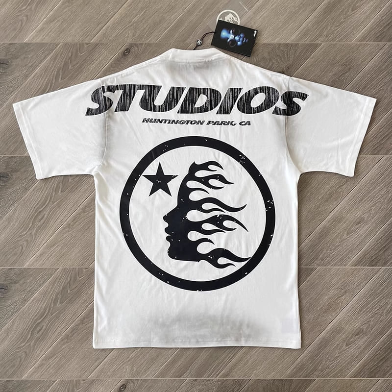 Camiseta Hellstar Cartoon Logo White