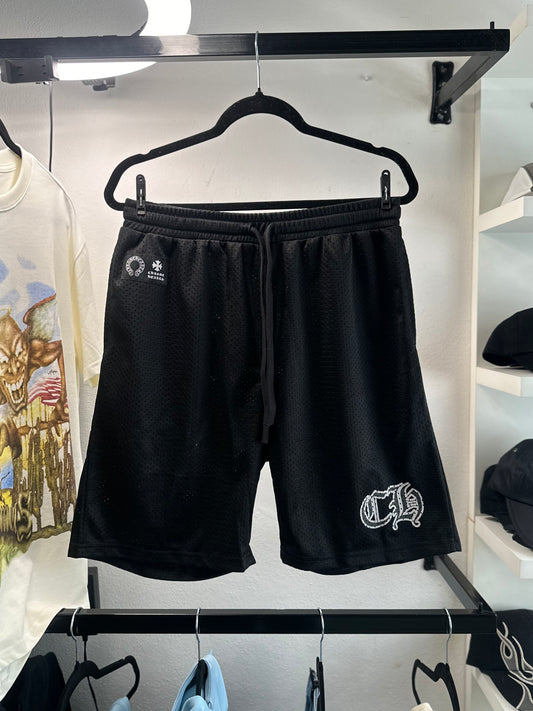 Shorts Chrome Hearts Football Black (Pronta Entrega)