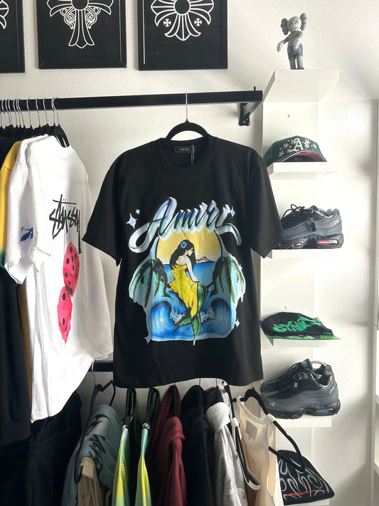 Camiseta Amiri ‘Mermaid / Black’ (Pronta Entrega)