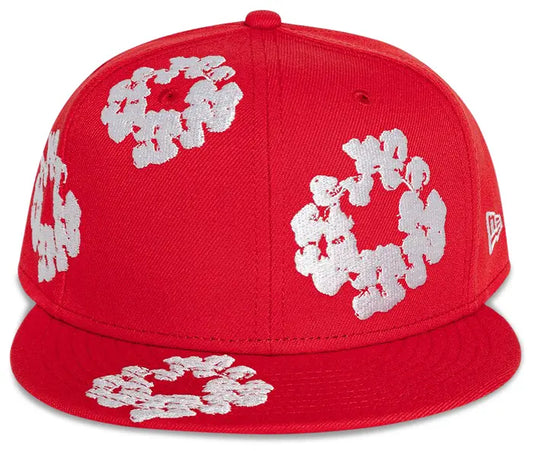 Boné Denim Tears x New Era Cotton Wreath 59/50 “Red”