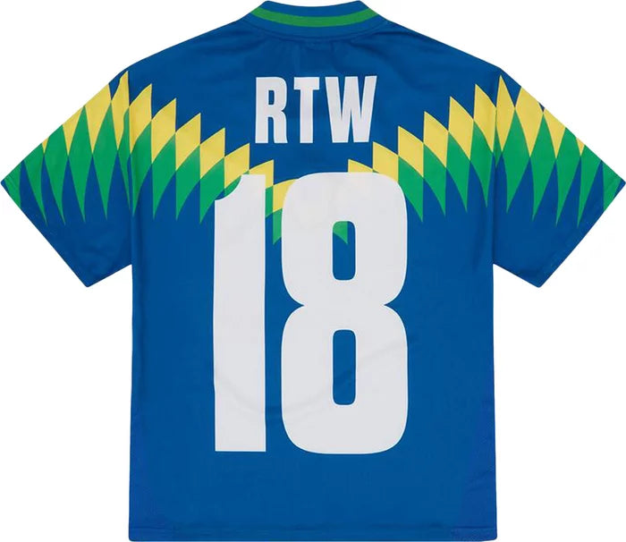 Camiseta Corteiz Brasil Football Jersey “Blue”