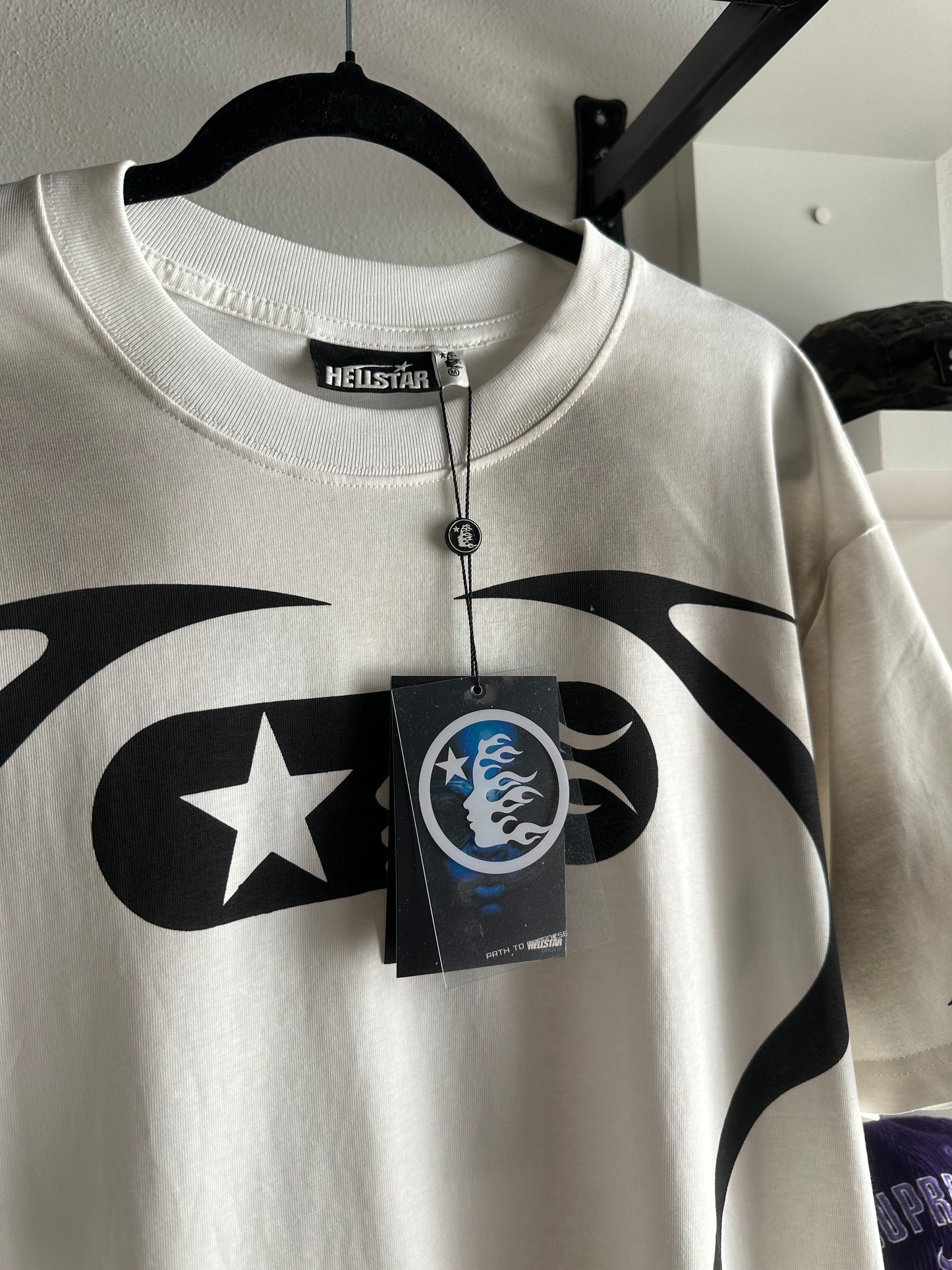 Camiseta Hellstar Warm Up White (Pronta Entrega)