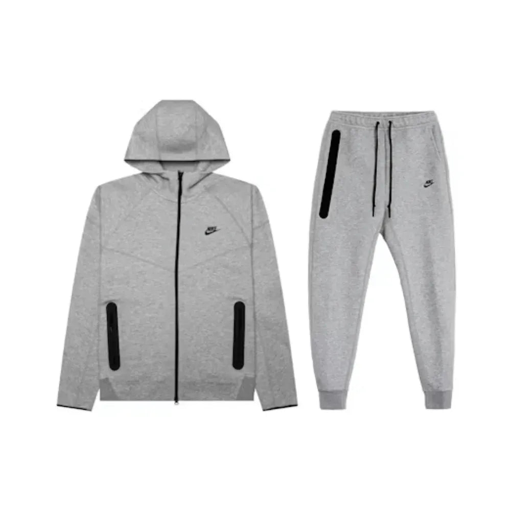 Conjunto Nike Sportswear Tech Fleece 'Dark Grey Heather/Black'