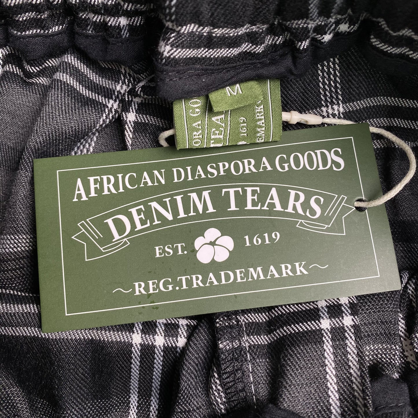 Calça Denim Tears Cotton Wreath Pajama ‘Black’