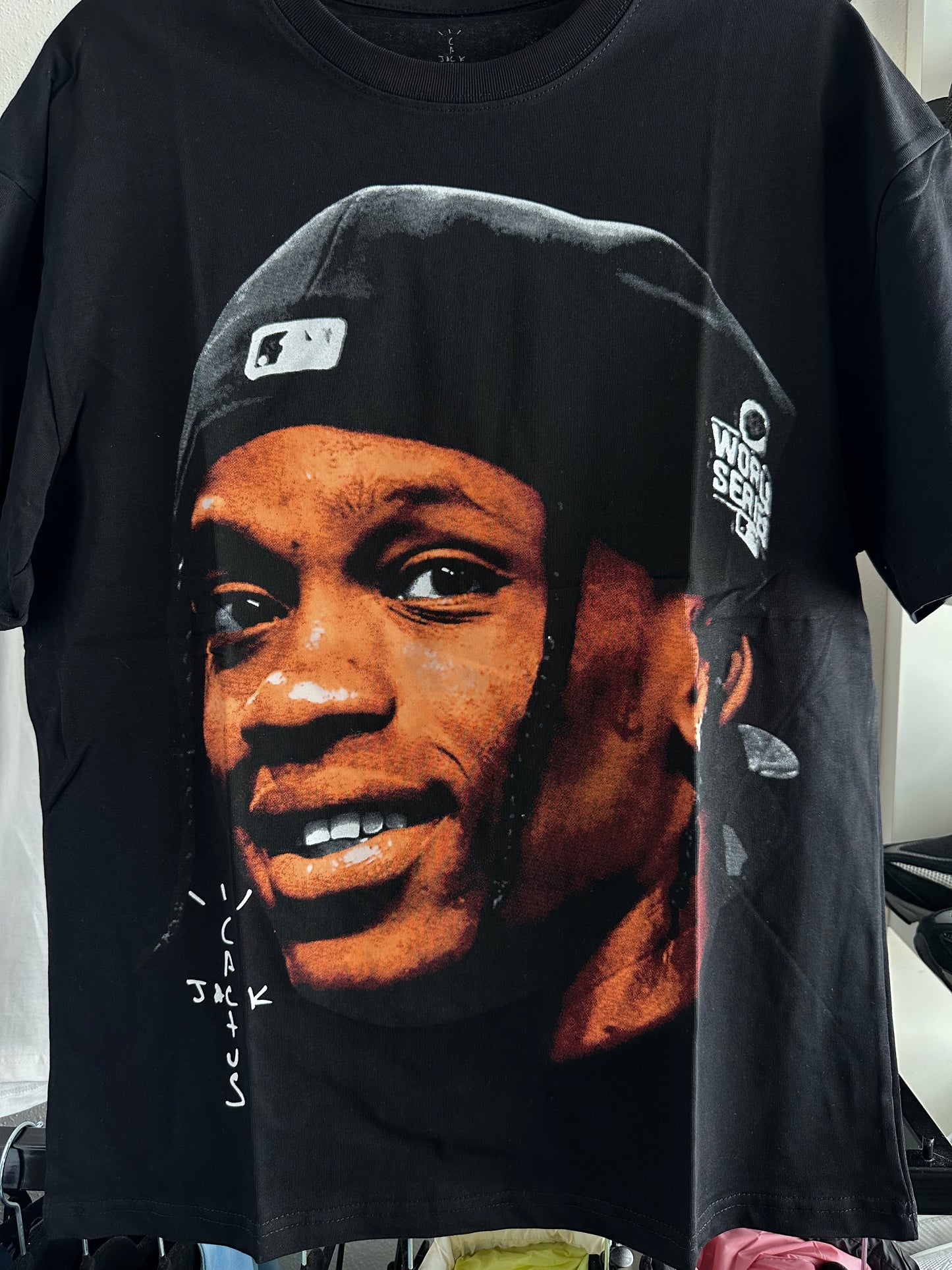 Camiseta Travis Scott Preta “Cactus Jack” (Pronta Entrega)