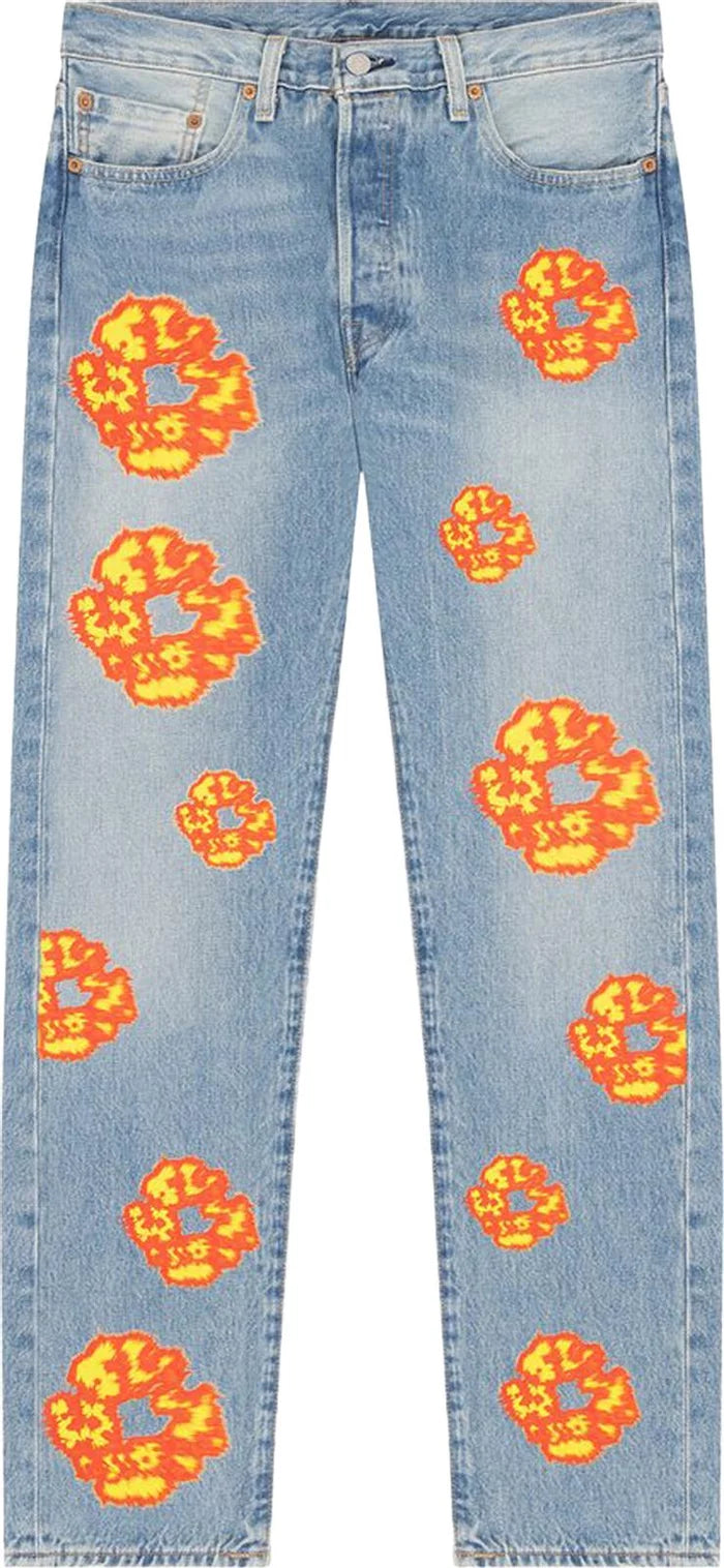 Calça Denim Tears x Offset Jeans