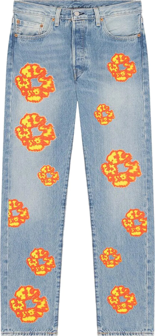 Calça Denim Tears x Offset Jeans