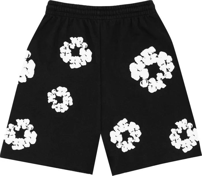 Shorts Denim Tears The Cotton Wreath Black
