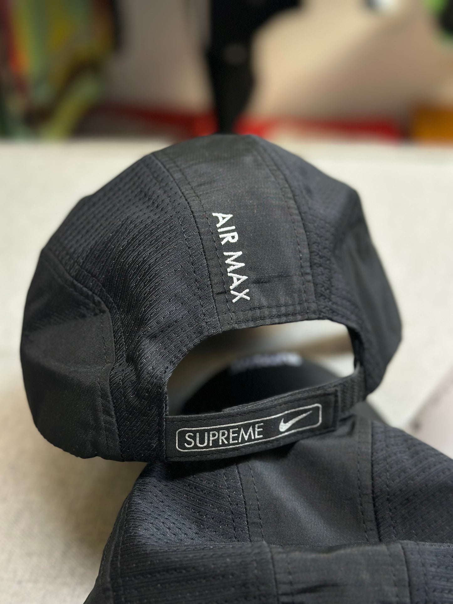 Boné Supreme x Nike Air Max ‘Black’ (Pronta Entrega)