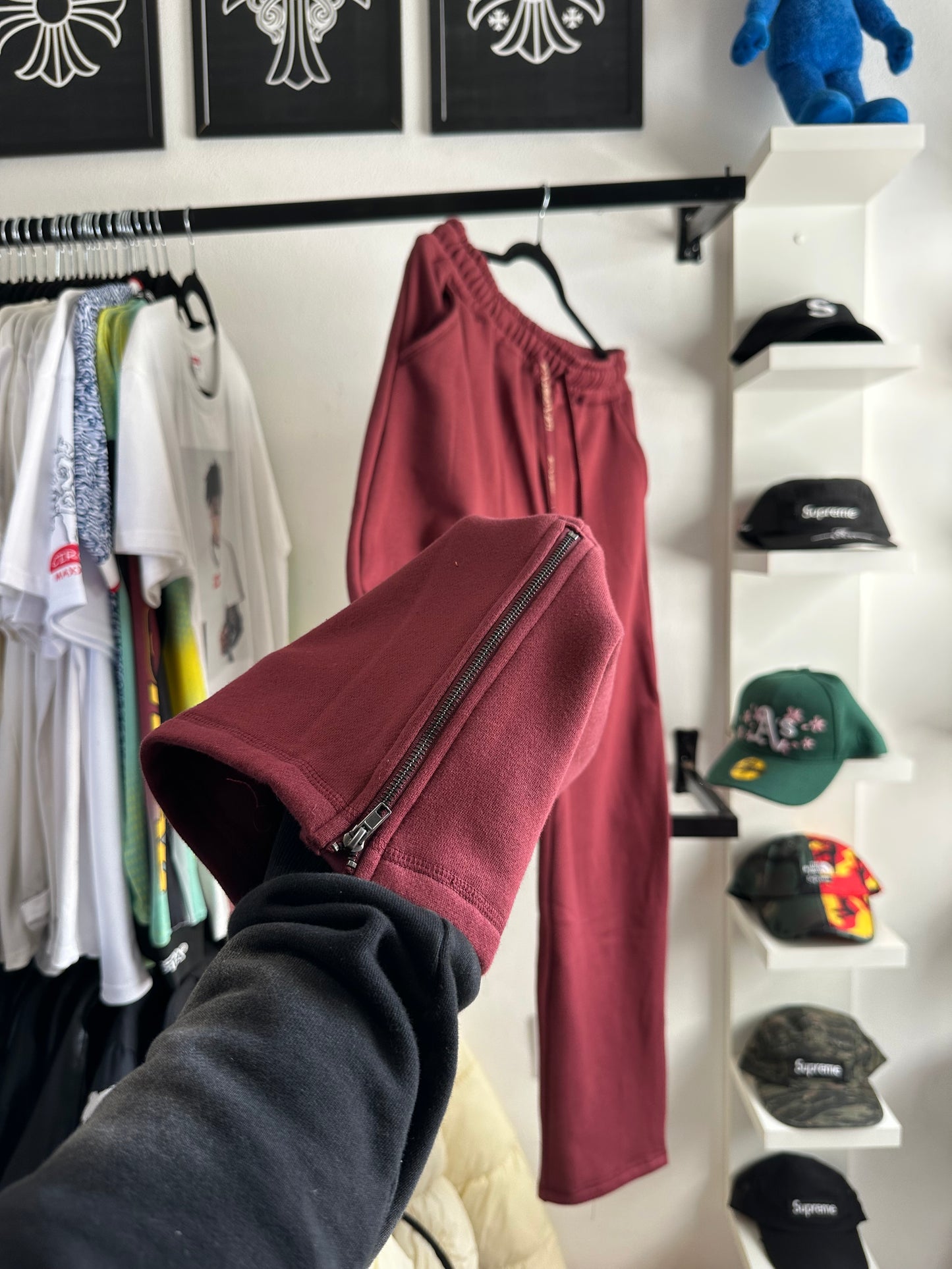 Conjunto Tracksuit Trapstar Script Zip (Pronta Entrega)