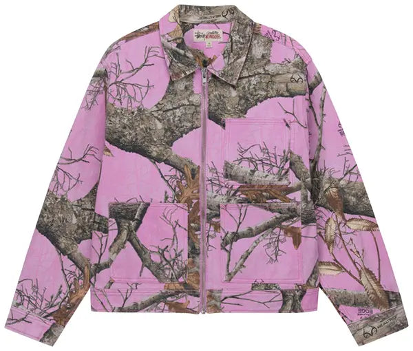 Jaqueta Stussy Realtree Edge Zip Work 'Pink'