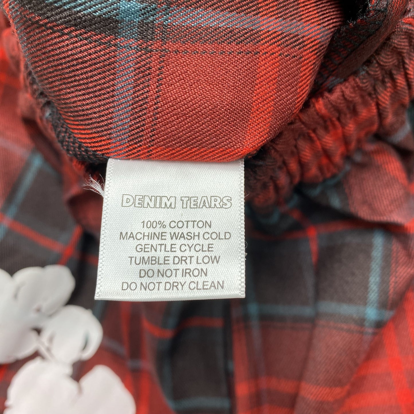 Calça Denim Tears Cotton Wreath Pajama ‘Red’