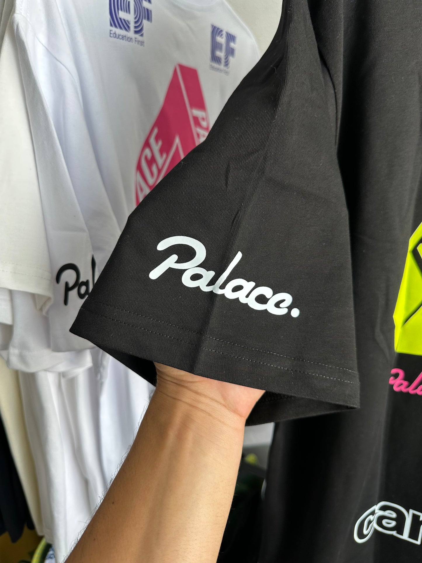 Camiseta Palace x Rapha Off Bike Black (Pronta Entrega)