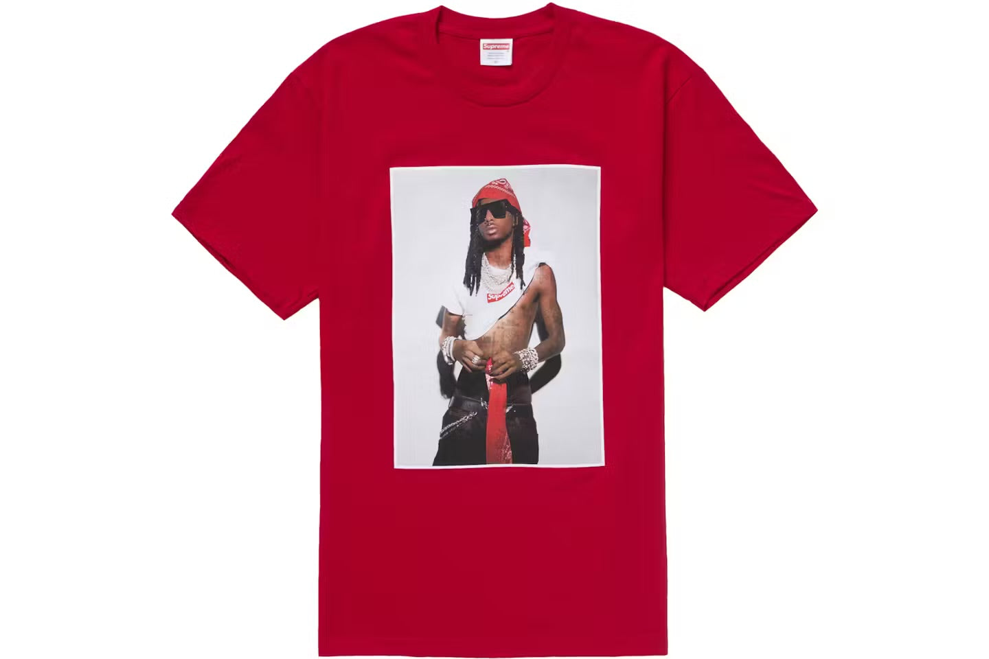 Camiseta Supreme x Playboi Carti ‘Red’