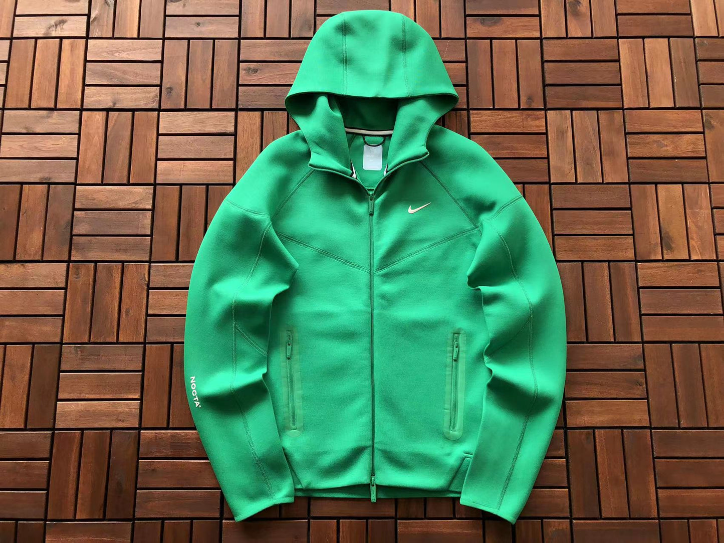 Moletom Nike x NOCTA Tech Fleece Stadium Green/Sail