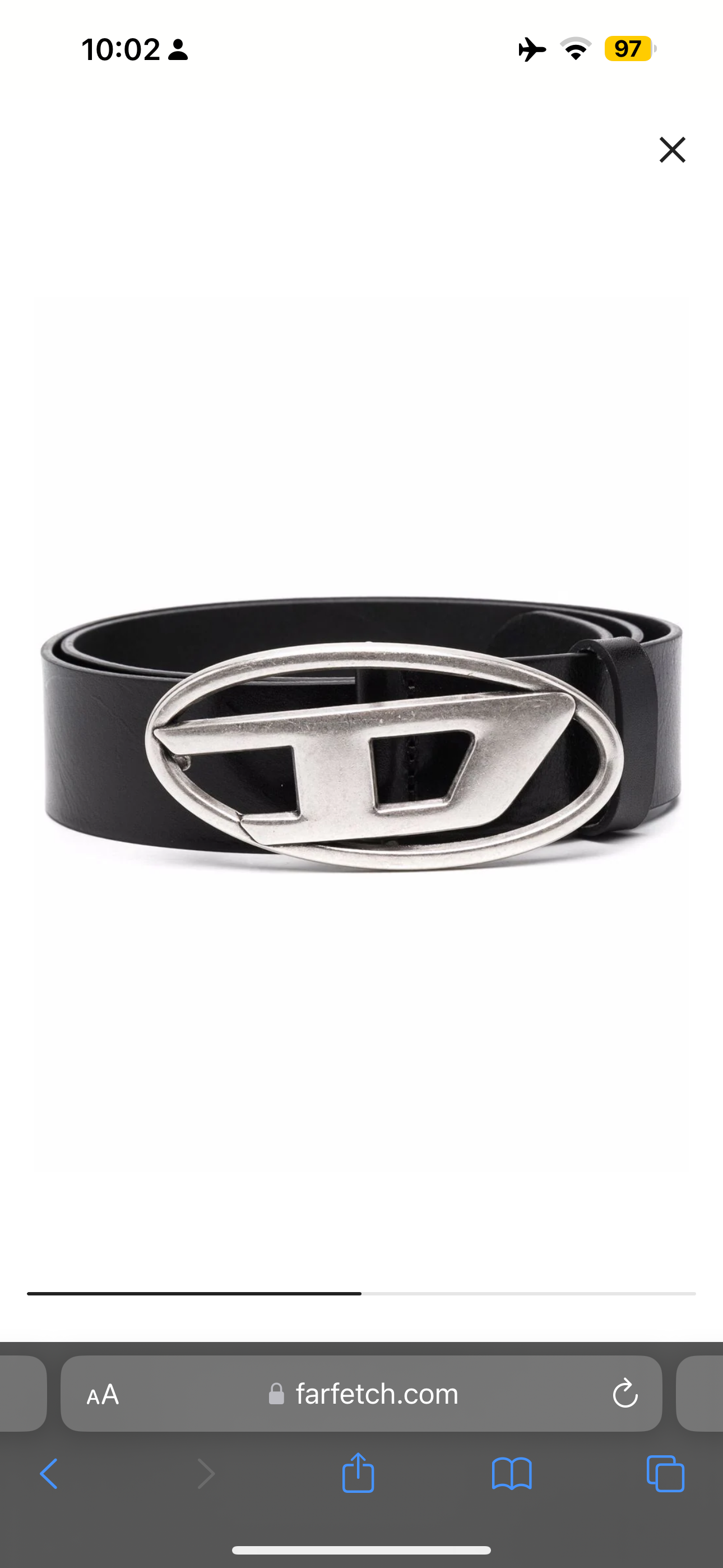 Cinto Diesel “Silver Black”