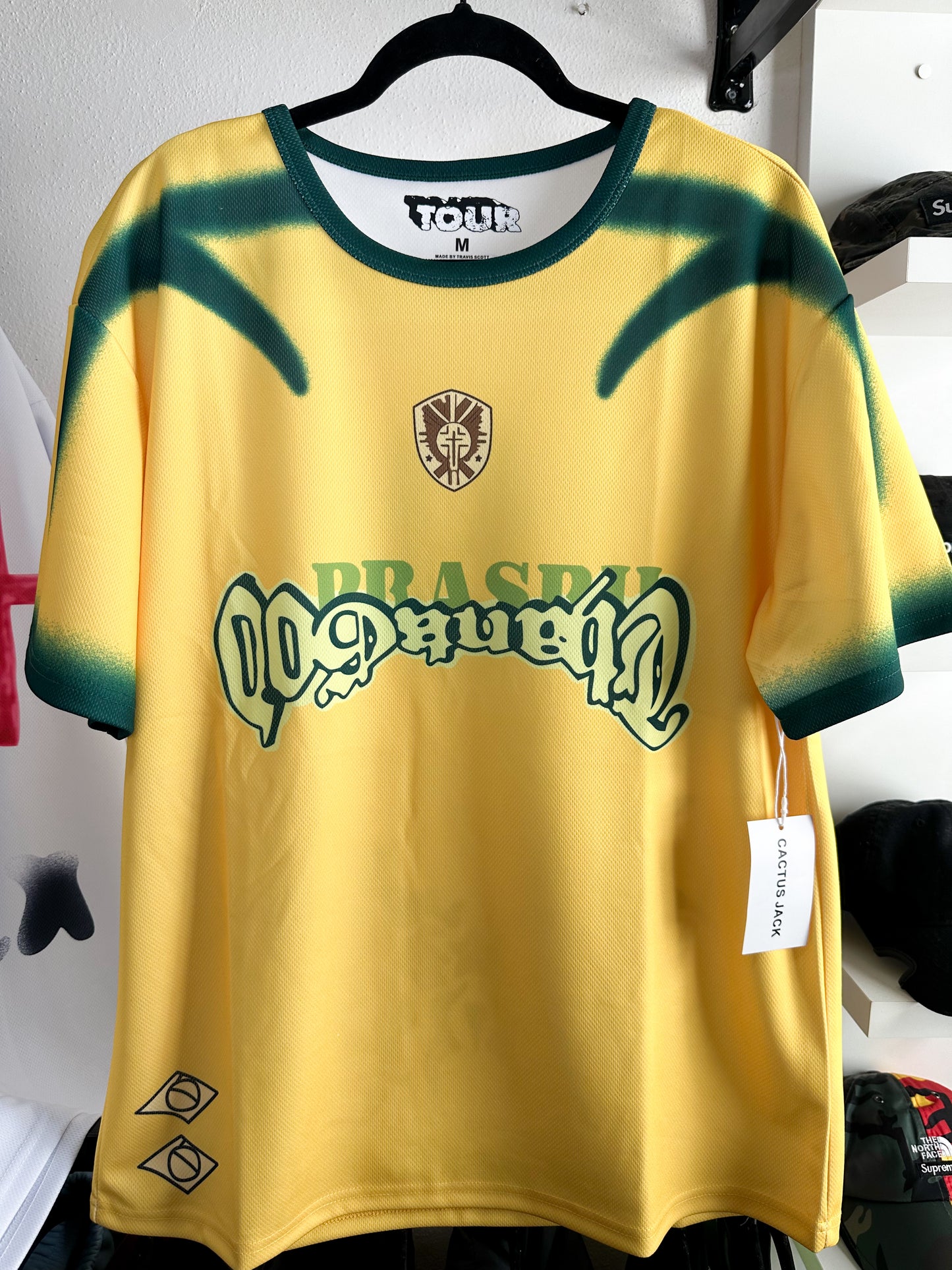 Camiseta Travis Scott Brasil Soccer Jersey (Pronta Entrega)