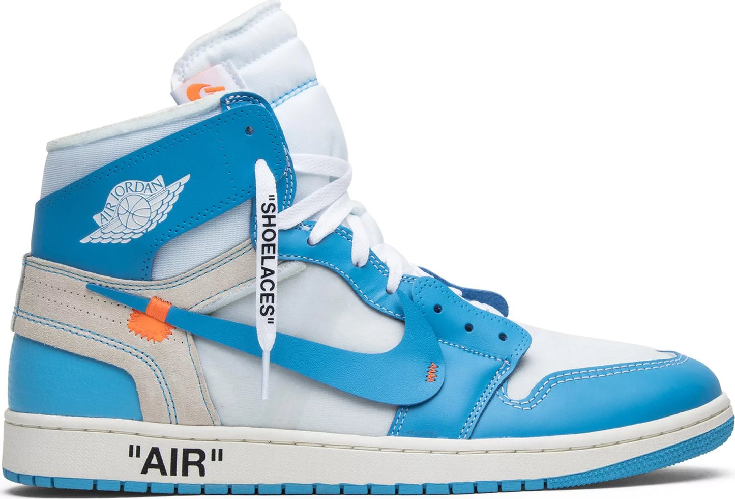 Nike Air Jordan 1 High x Off White "UNC"