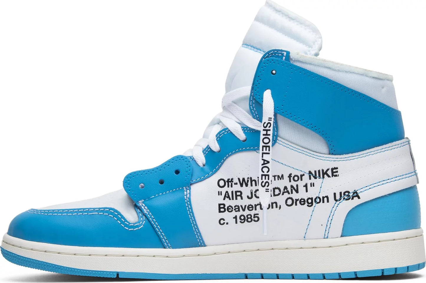 Nike Air Jordan 1 High x Off White "UNC"